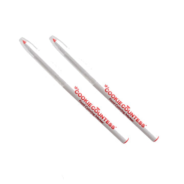 The Cookie Countess Red Fine Tip Food Marker - 2 Pack