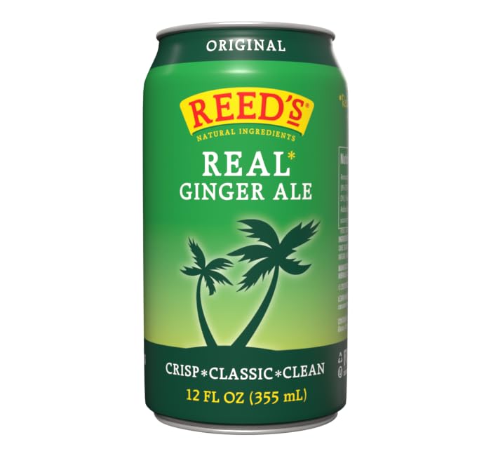 Reeds Ginger Ale Winter Variety Pack - Original, Cranberry, Blackberry - 12oz, 24 Pack (8 of Each Flavor)