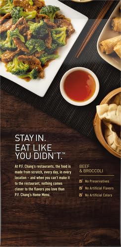 P.F. Changs Home Menu Beef with Broccoli Skillet Meal, Frozen Meal, 22 oz