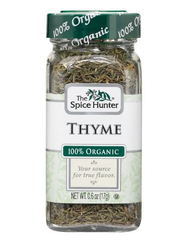 Spice Hunter Thyme Organic, 0.6-Ounce Unit (Pack of 6)