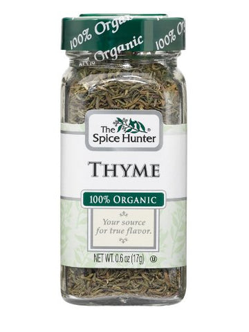 Spice Hunter Thyme Organic, 0.6-Ounce Unit (Pack of 6)