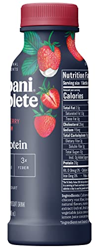 Chobani 20g Low-Fat Greek Yogurt Drink Strawberries & Cream 10 fl oz