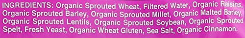 Food For Life Flourless Sprouted Grain Bread, Cinnamon Raisin, 24 oz (Frozen)