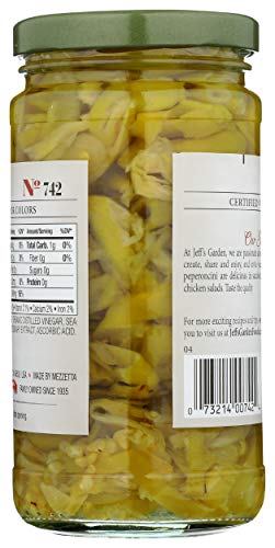 Jeffs Naturals Sliced Golden Greek Peperoncini, 12 Fz