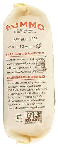 Rummo Farfalle Pasta, Gluten Free, 1 LB (Pack Of 12)