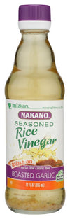 Nakano Seasoned Rice Vinegar W/Garlic 12 Oz (Pack of 6)