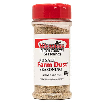 Weavers Dutch Country Farm Dust Seasonings No MSG (No Salt, 3.5oz)
