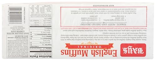 Bays Original English Muffins, 12 Ounce (Pack of 6)