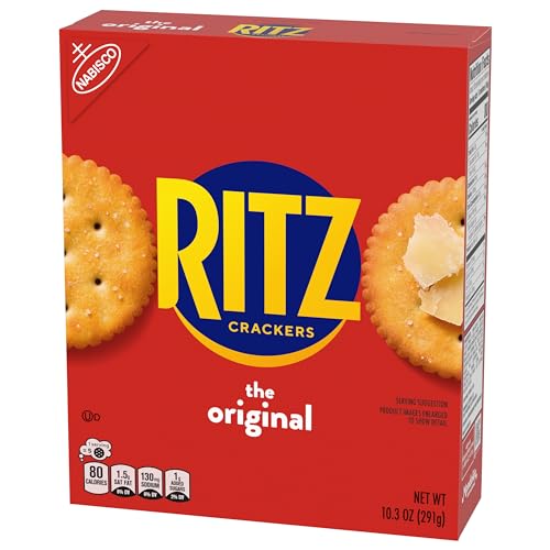 RITZ Original Crackers, Snacks for Kids and Adults, Bulk Lunch Snacks, 6 - 10.3 oz Boxes