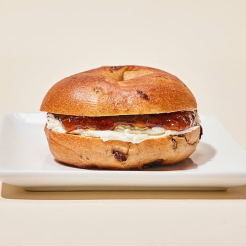 One Mighty Mill Whole Wheat Cinnamon Raisin Bagels, 100% Organic, Fresh-Milled, Stone-Ground Flour - No Preservatives or Artific