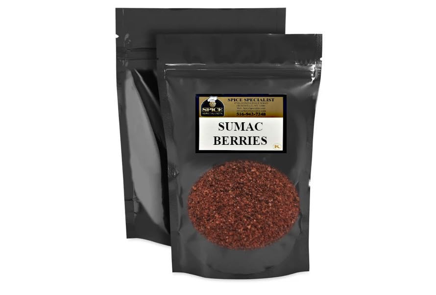 Sumac Berries Ground - 1 lb. resealable Bag - KOSHER - (Small and Bulk options available)
