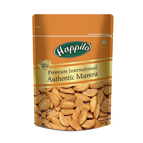 Happilo Top-Grade International Authentic Mamra Almonds 250G | A Grade Irani Badam Giri | Quality Nuts |Healthy Party Snack With Extra Crunch