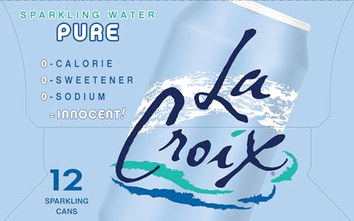 La Croix Sparkling Water, Pure, 12 Fl Oz (Pack Of 12)
