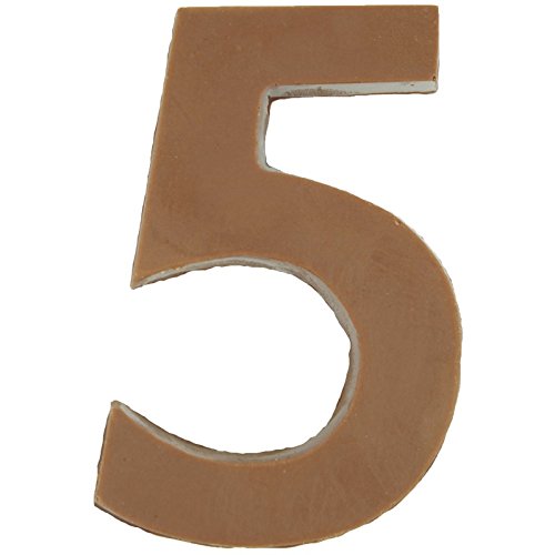 Philadelphia Candies Solid Milk Chocolate Number 5, 1.75 Ounce Novelty Gift