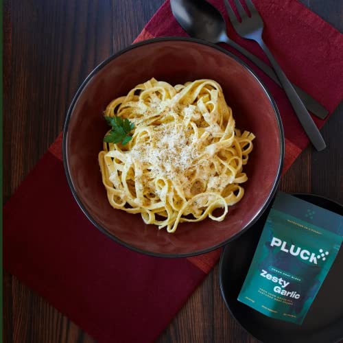 Pluck Zesty Garlic Organ Meat Blend Seasoning | From Grass-Fed & Grass-Finished Pastured Beef Organs with Redmond Real Sea Salt | 30-Day Supply