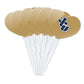 GRAPHICS & MORE Cupcake Toppers Set of 6, Heart Shape, Acrylic, John Carroll University, One Size, Model CUPCAKE.HEART.CLCJCU.Z008819