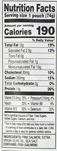 Starkist Selects E.V.O.O. Wild-Caught Pink Salmon - 2.6 Oz Pouch