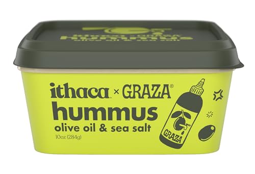 Ithaca x Graza Sea Salt & Olive Oil Hummus, 10oz