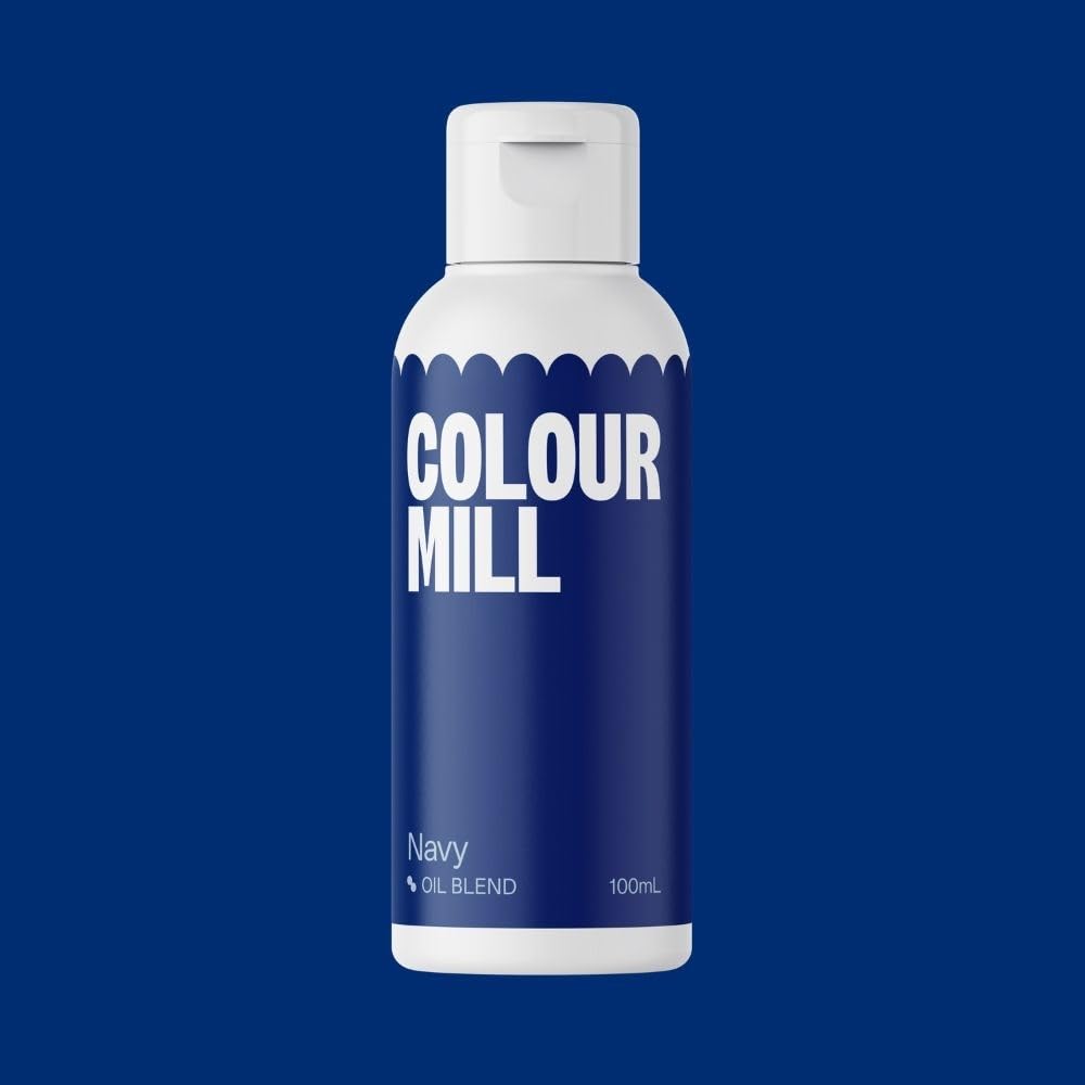 Colour Mill Oil-Based Food Coloring, 100 Milliliters (Navy)