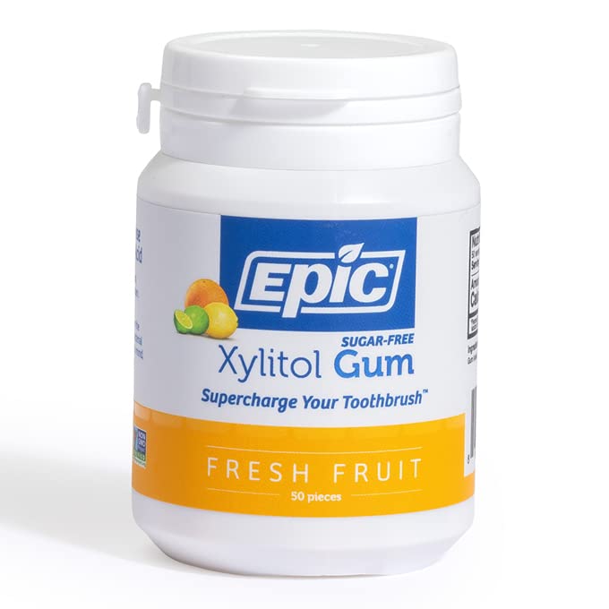 Epic Dental Xylitol Fresh Fruit Gum (1x50 Ct)