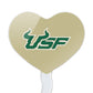 GRAPHICS & MORE Acrylic Cupcake Picks Set of 6 - University of South Florida Secondary Logo Decoration