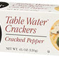 Carrs Table Water Crackers, Cracked Pepper, 4.25 Oz