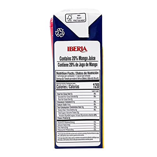 Iberia Mango Nectar, 6.8 fl oz (Pack of 24)