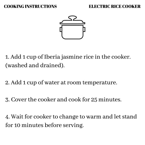 Iberia Jasmine Rice, 10 lb. (Pack of 2)