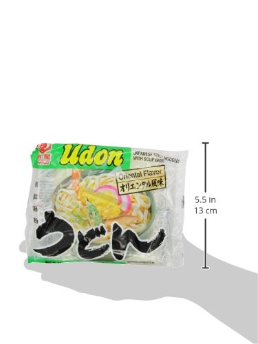 Myojo Udon Japanese Style Noodles with Soup Base, Oriental Flavor, 7.23-Ounce Bag (Pack of 15)