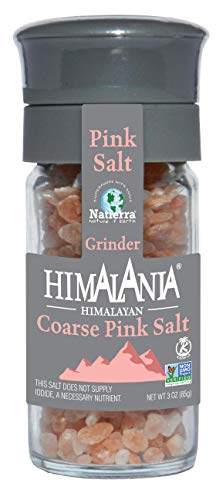 Natierra Himalania Coarse Pink Salt Grinder, 3 Oz