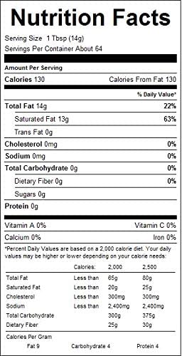 Golden Barrel Butter Flavored Coconut Oil, 32 oz (2 Pack) - Premium Cooking Oil for Baking and Cooking, Non-GMO, Vegan