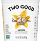 Too Good & Co. Vanilla Flavored Lower Sugar, Low Fat Greek Yogurt Cultured Product, 32 OZ Tub