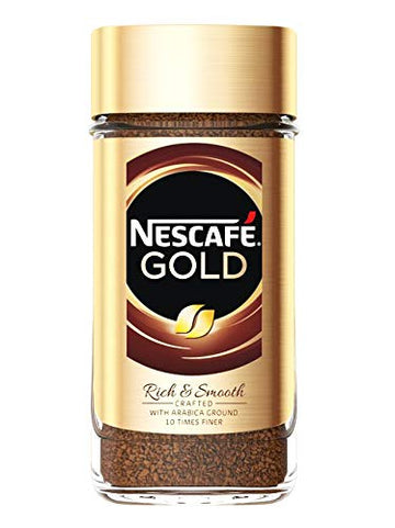 NESCAFE Gold Rich & Smooth Taste Crafted with Arabica Ground Coffee Beans 10 Times Finer Instant Coffee Beverages for a Perfect 