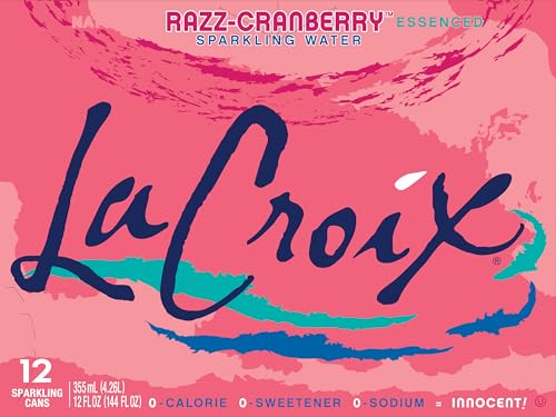 Lacroix Sparkling Water, Razz-Cranberry, 12 Fl Oz (Pack Of 12)