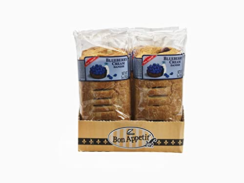 Bon Appetit Blueberry Cream Danish, 5 Ounce (Pack of 8)