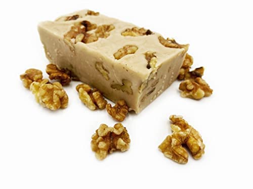 Uncle Butchs Maple Walnut Fudge Candy - Freshly Made Maple Walnut Candy Fudge in Small Batches with Real Butter - Creamy, Decade