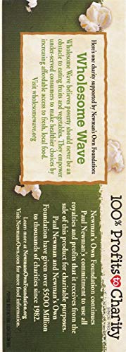 Newmans Own Microwave Popcorn, Sea Salt, 9.6 oz, Pack of 12, Green