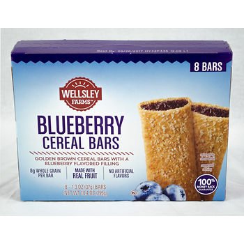 Wellsley Farms Fruit & Grain Cereal Bars Variety Pack, 48 ct. AS