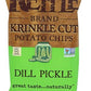 Kettle Brand Potato Chips, Krinkle Cut Dill Pickle Kettle Chips, 5 Oz