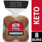 Keto Hamburger Buns By Culture Baking Made In Usa,8 Count (Pack Of 2)