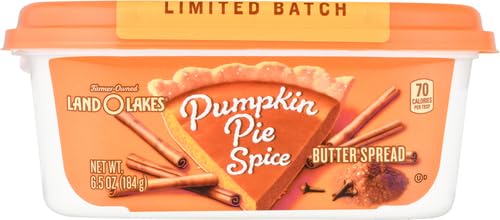 Land O Lakes Pumpkin Pie Spice Butter Spread, Spreadable, 6.5 oz tub