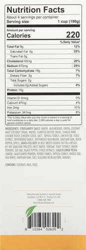 Kevins Natural Foods, Beef Stroganoff, 26 Ounce