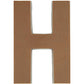 Philadelphia Candies Solid Milk Chocolate Alphabet Letter H, 1.75 Ounce Novelty Gift