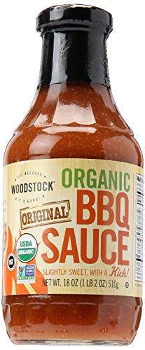 Woodstock Organic Bbq Sauce - Case Of 12 - 18 Oz.