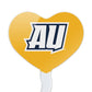 GRAPHICS & MORE Cupcake Picks Set of 6, Acrylic, Averett University Heart Love Design, Model CUPT.HRT.ACR.6PK.CLCACV500B