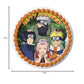 HAPPY CHOICES Edible Cake Toppers – Anime Ninja Design, 7.5 Inch, Red, 1 Count