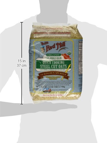Bobs Red Mill Quick Cooking 100% Whole Grain Oats, 112 Ounce