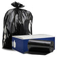 Plasticplace 95-96 Gallon Garbage Can Liners    1.5 Mil     Black Heavy Duty Trash Bags     61    X 68    (25Count)