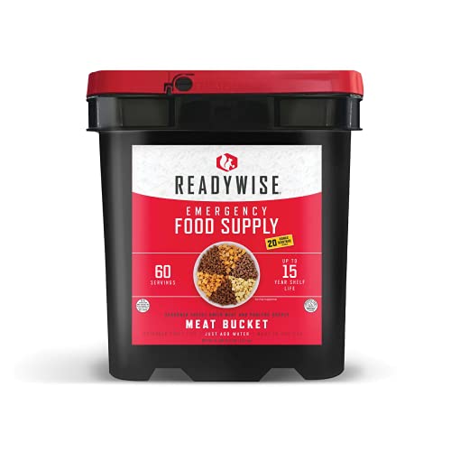 Readywise Emergency Food Supply, Freeze-Dried Meat, Survival-Food Disaster Kit For Hurricane Preparedness, Camping Food, Prepper