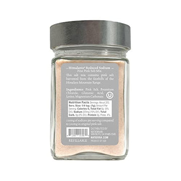 Natierra Himalania Reduced Sodium Himalayan Fine Pink Salt Shaker 10 oz
